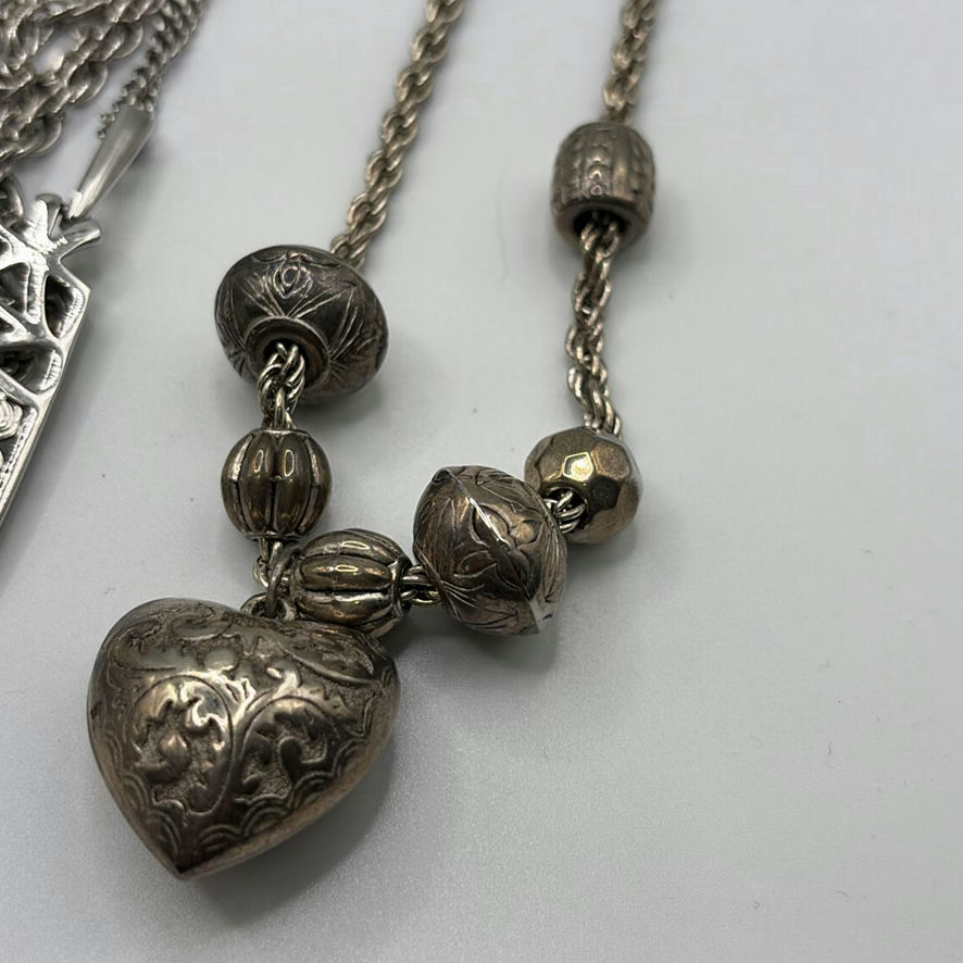 Silver Coloured Fashion Jewelry - image 6 of 11