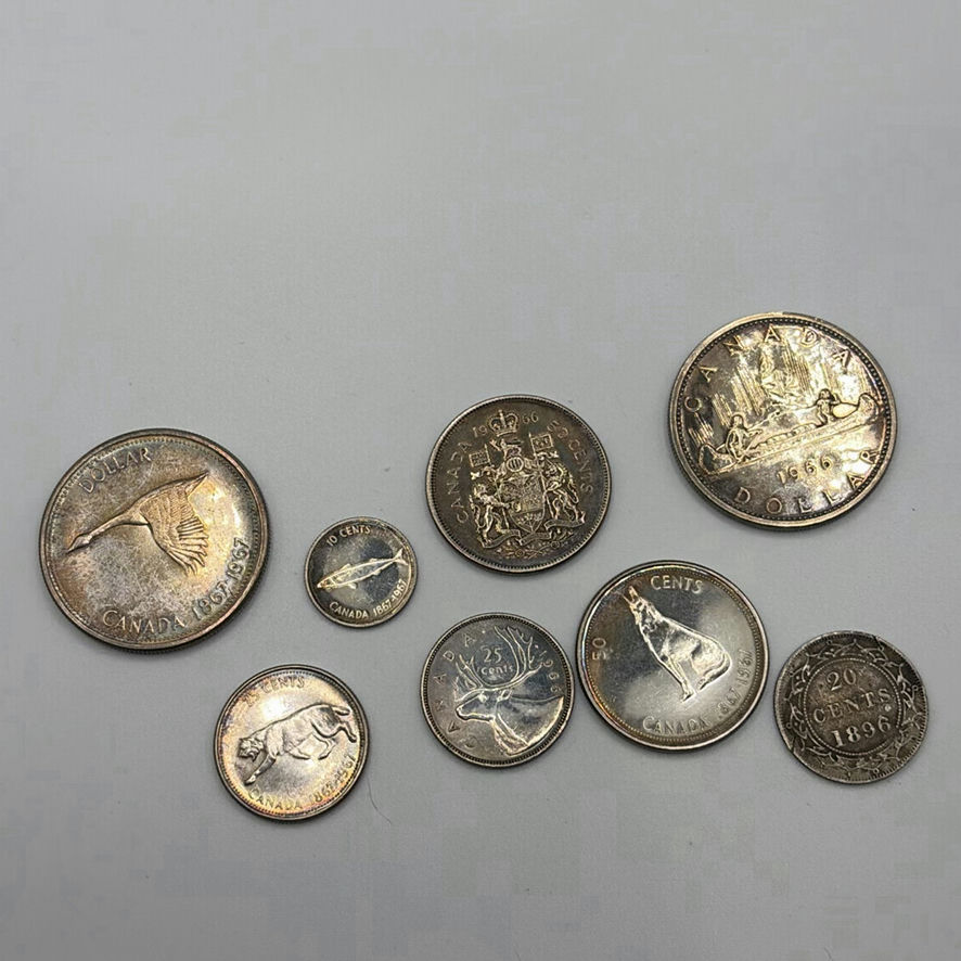 Canadian Silver Coins - image 1 of 18