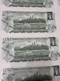 1973 Bank of Canada $1 Uncut Sheet of 40 Notes - BFK Prefix - AU/XF - thumbnail 25 of 30
