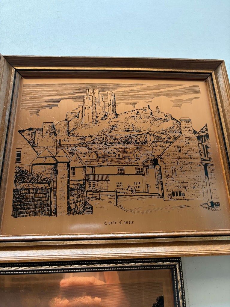 Copper Tone Relief Art From England - image 4 of 17