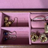 Wooden Jewelry Box With Jewelry - thumbnail 5 of 16