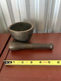 Glass Bull, Metal Cannon And Mortar And Pestle - thumbnail 11 of 16