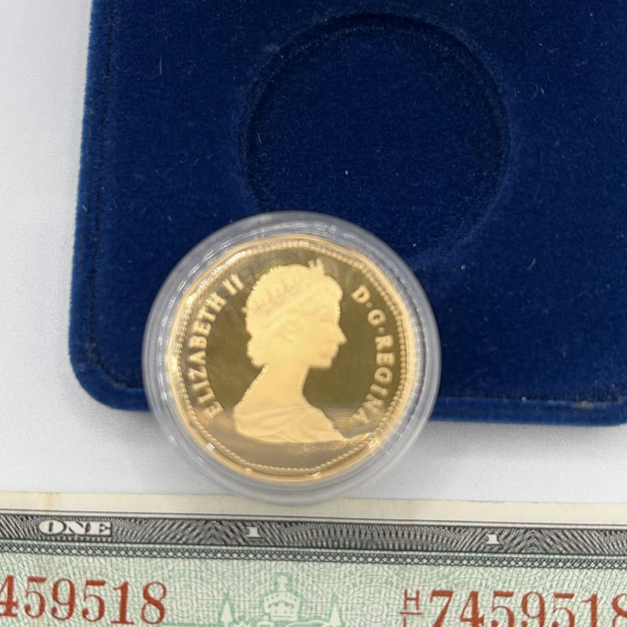 $1 1954 Devil’s Head Bill And Loonie Coin - image 3 of 12