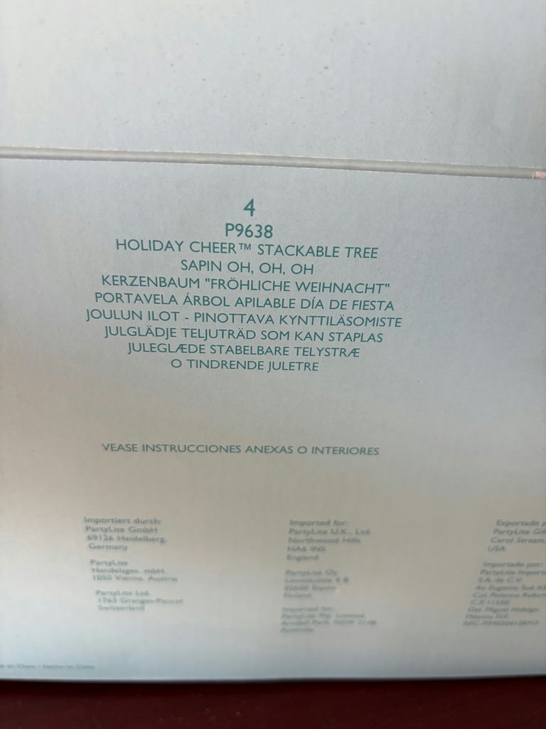 NIB Christmas Tree Partylite - image 2 of 7