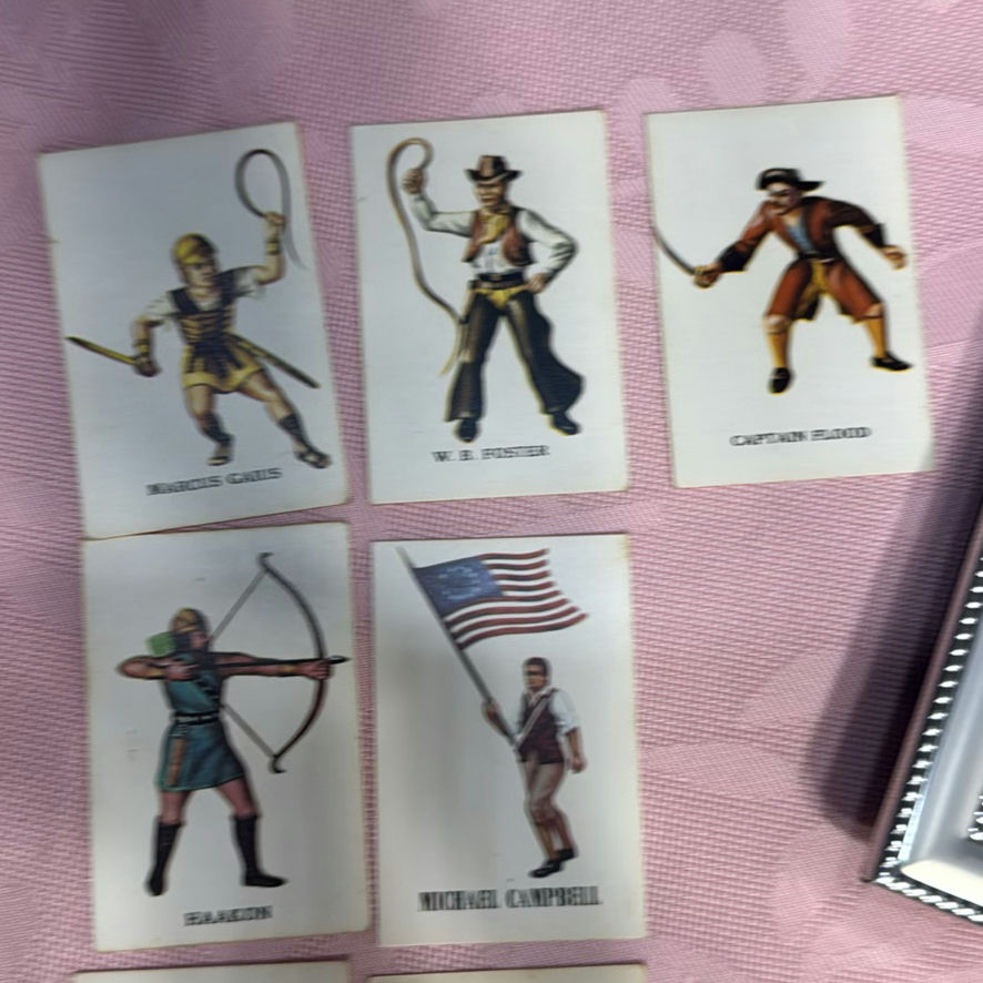 Early Wynn Upper Deck Card and Louis Marx "Warriors of the World" cards - image 16 of 19