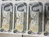 1973 Bank of Canada $1 Uncut Sheet of 40 Notes - BFK Prefix - AU/XF - thumbnail 3 of 30