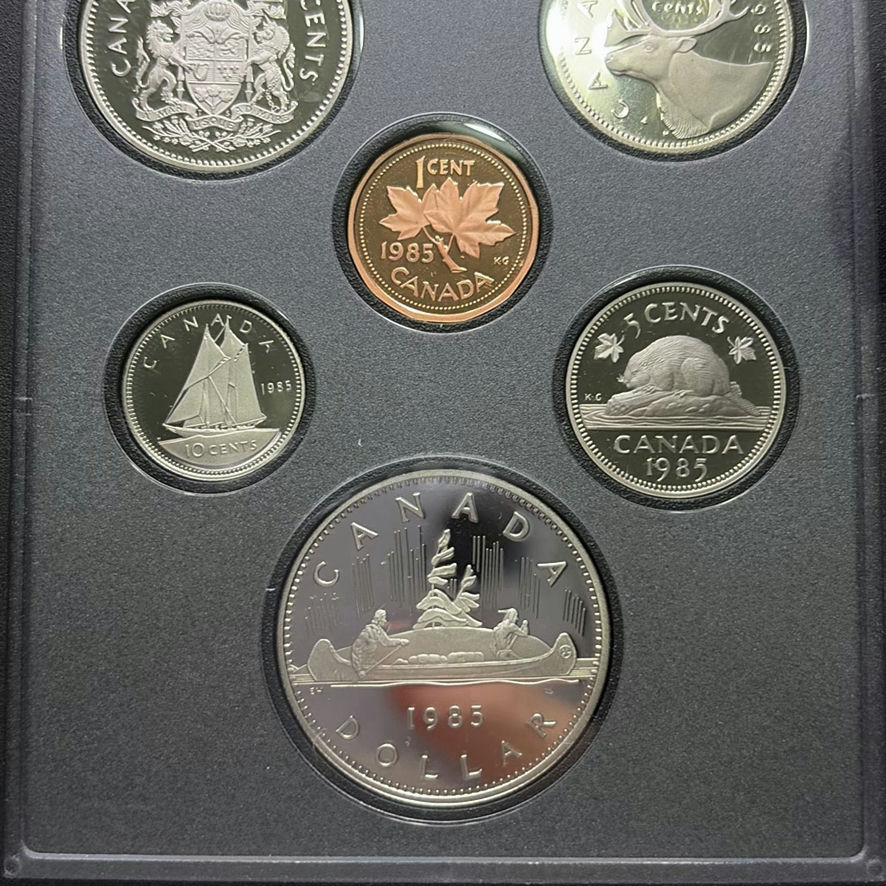 Canadian Proof Coin Sets 1985 And 1986 - image 9 of 16