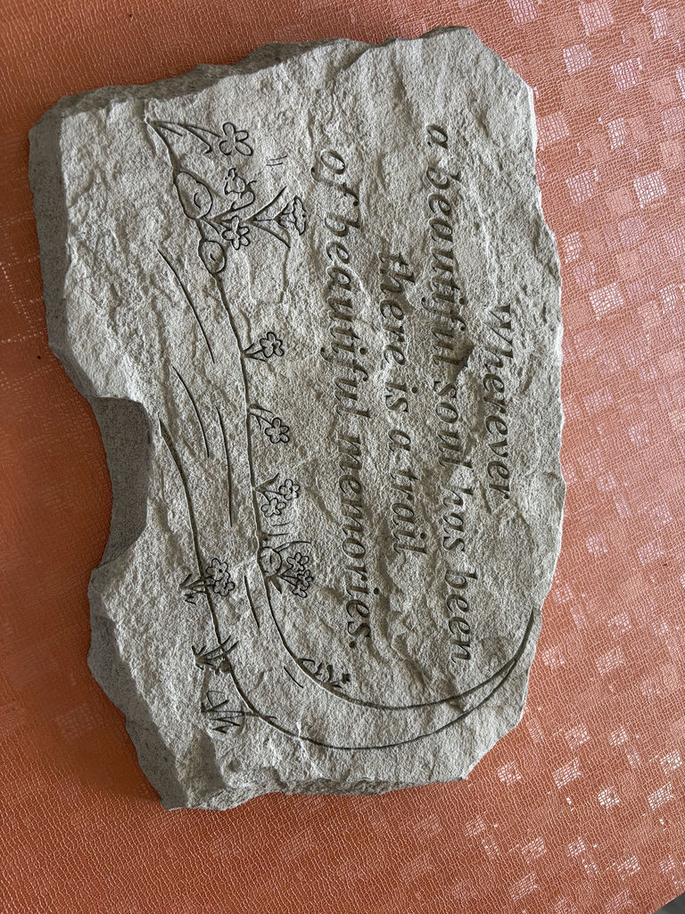 Etched Saying On Stone - image 3 of 5