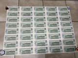 1973 Bank of Canada $1 Uncut Sheet of 40 Notes - BFK Prefix - AU/XF - thumbnail 18 of 30