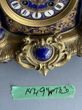 19th Century French Sevres Style Clock Garniture Set - thumbnail 16 of 28