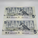 $5 Canadian Bills 1986 And 2013 - thumbnail 4 of 8