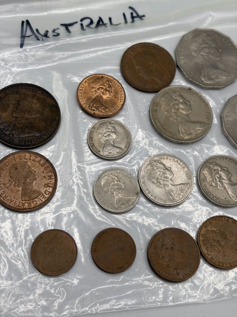Australian Coins W 4 Silver Coins - image 11 of 16