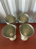 Set Of 4 Pewter Cups - thumbnail 2 of 4
