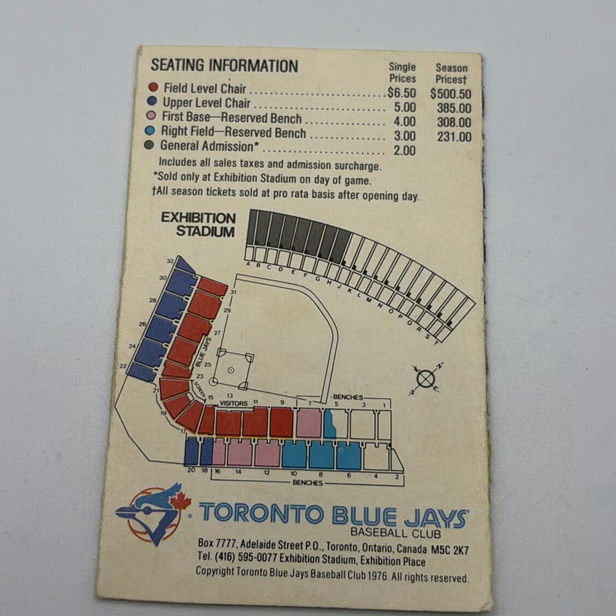 Blue Jays Opening Game Ticket - image 10 of 11