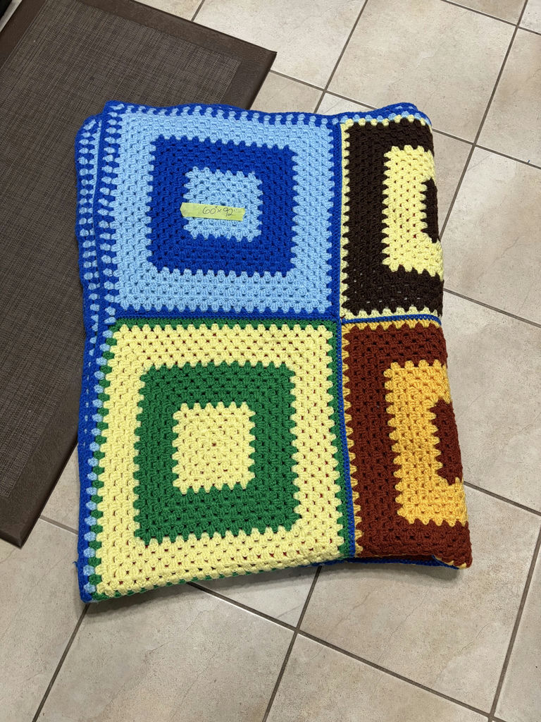 Vintage Crochet Afghan - image 3 of 5