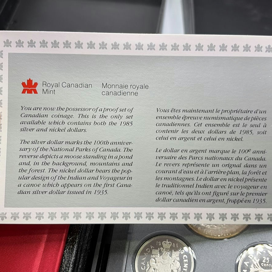 Canadian Proof Coin Sets 1985 And 1986 - image 5 of 16