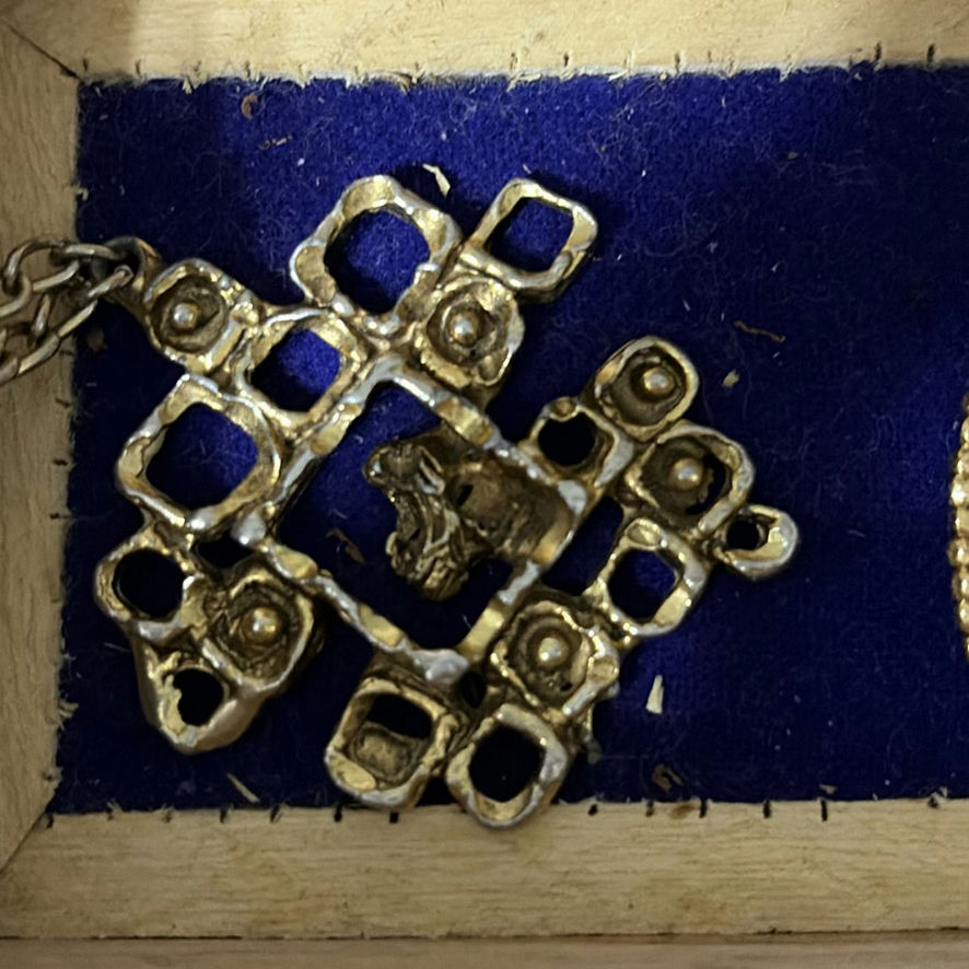 Wooden Carved Box W Jewelry - image 10 of 13