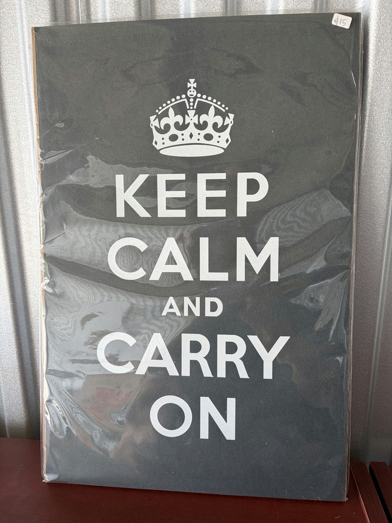 New Poster Keep Calm And Carry On - image 1 of 5