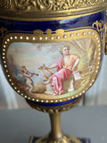 19th Century French Sevres Style Clock Garniture Set - thumbnail 15 of 28