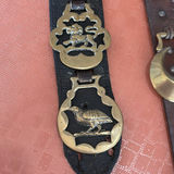 Vintage Horse Brasses On Leather Straps - thumbnail 2 of 7