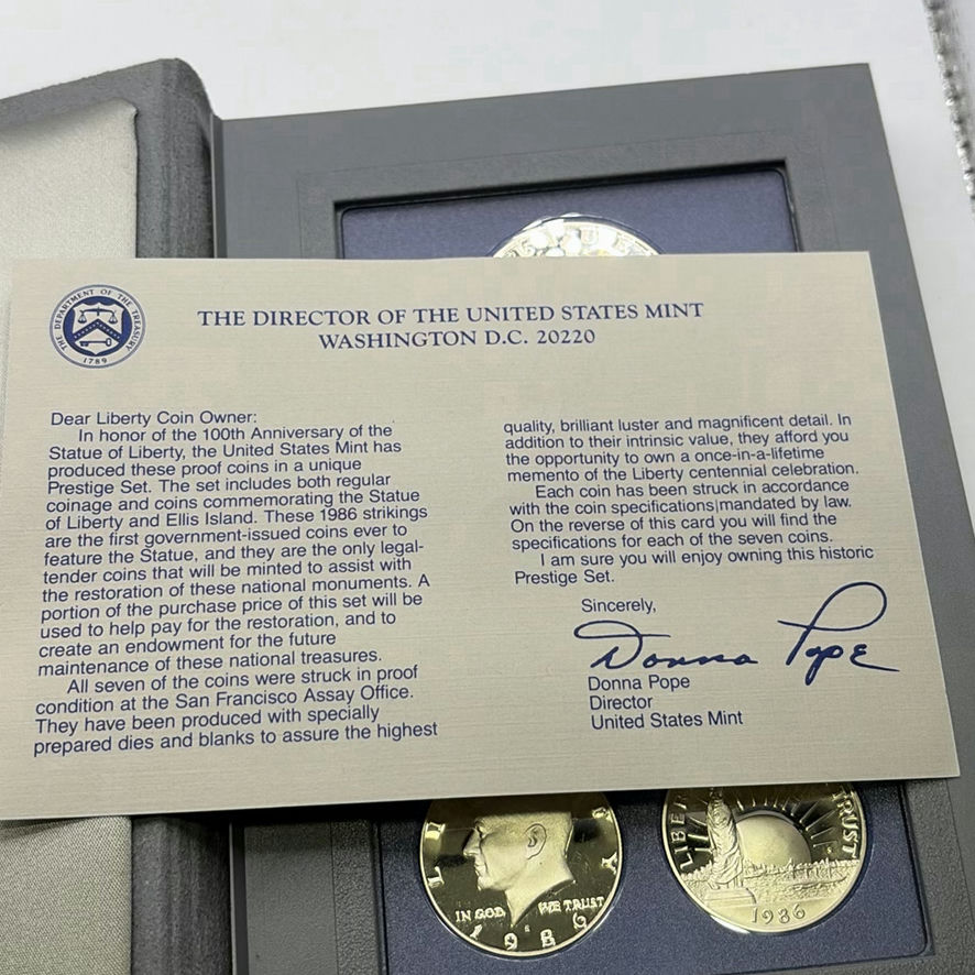 United States 1986 Prestige Coin Set - image 3 of 12