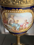 19th Century French Sevres Style Clock Garniture Set - thumbnail 13 of 28