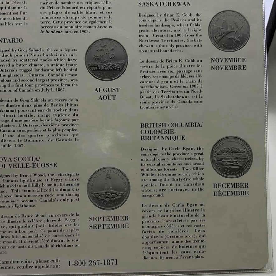 Canada 125 Quarter Set - image 12 of 12