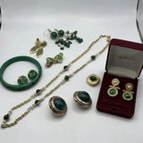 Green Jewelry Lot - thumbnail 1 of 15
