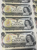 1973 Bank of Canada $1 Uncut Sheet of 40 Notes - BFK Prefix - AU/XF - thumbnail 10 of 30