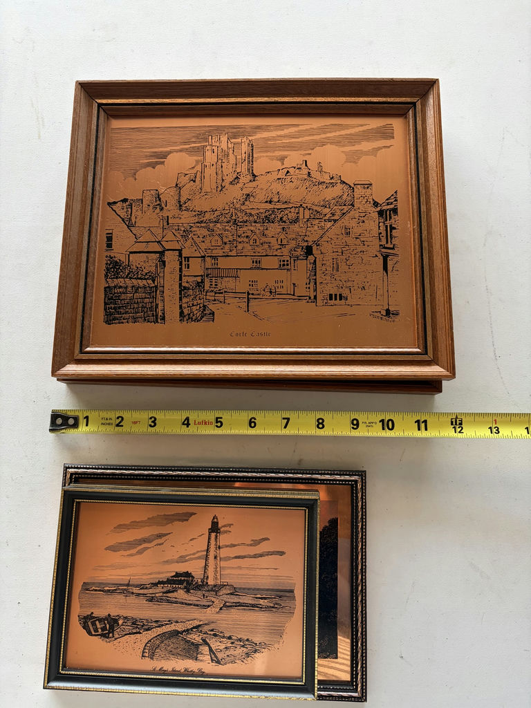 Copper Tone Relief Art From England - image 15 of 17