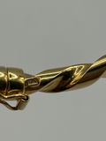 14k Yellow Gold Twisted Bangle Bracelet - thumbnail 8 of 8