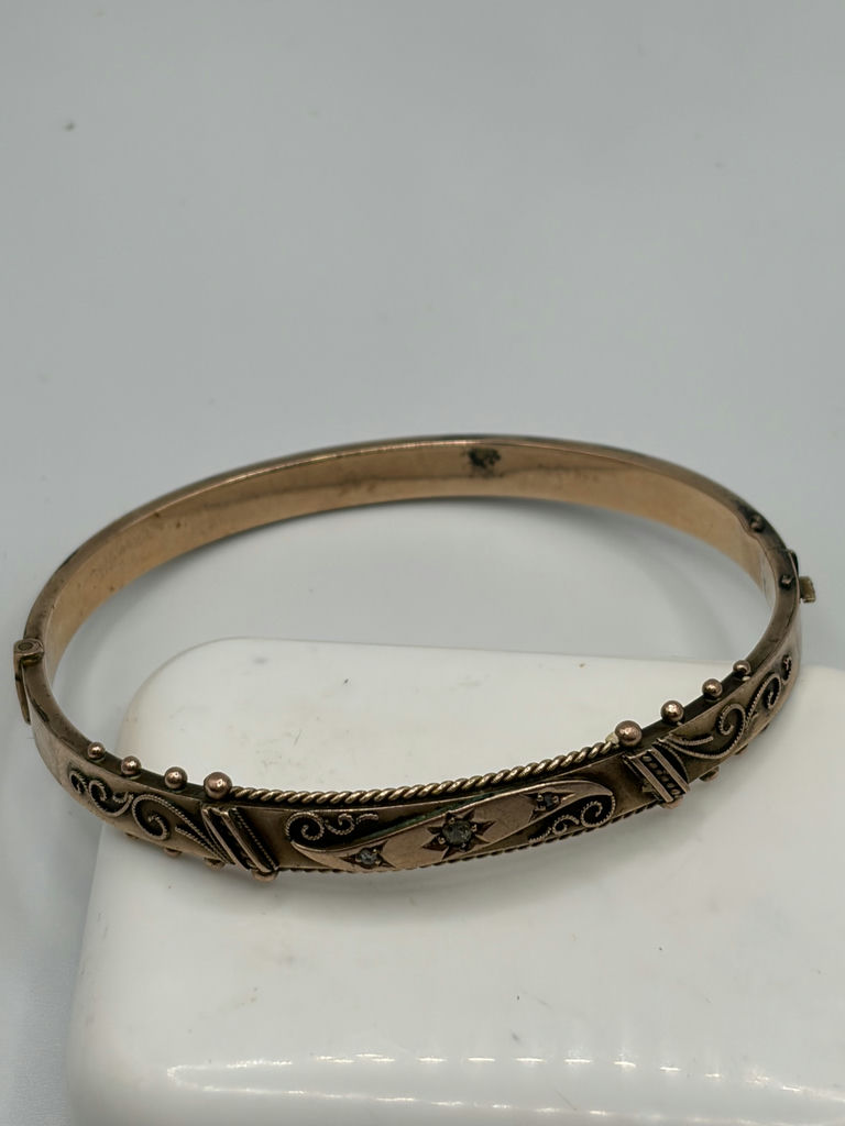 9 Ct Gold Vintage Bracelet - image 6 of 12