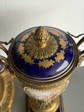 19th Century French Sevres Style Clock Garniture Set - thumbnail 6 of 28