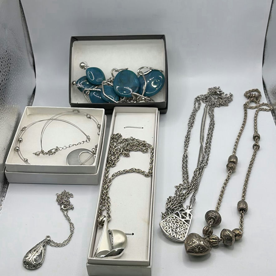 Silver Coloured Fashion Jewelry - image 1 of 11