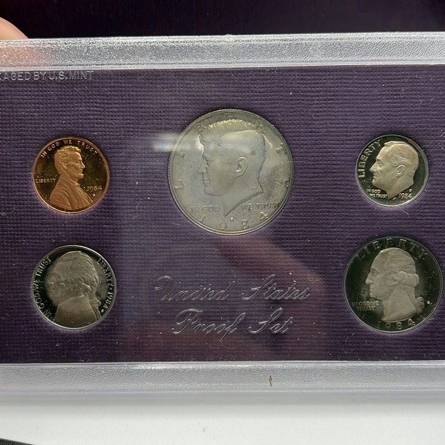 U.S. Proof Sets 1984,85,87,88 - image 3 of 13