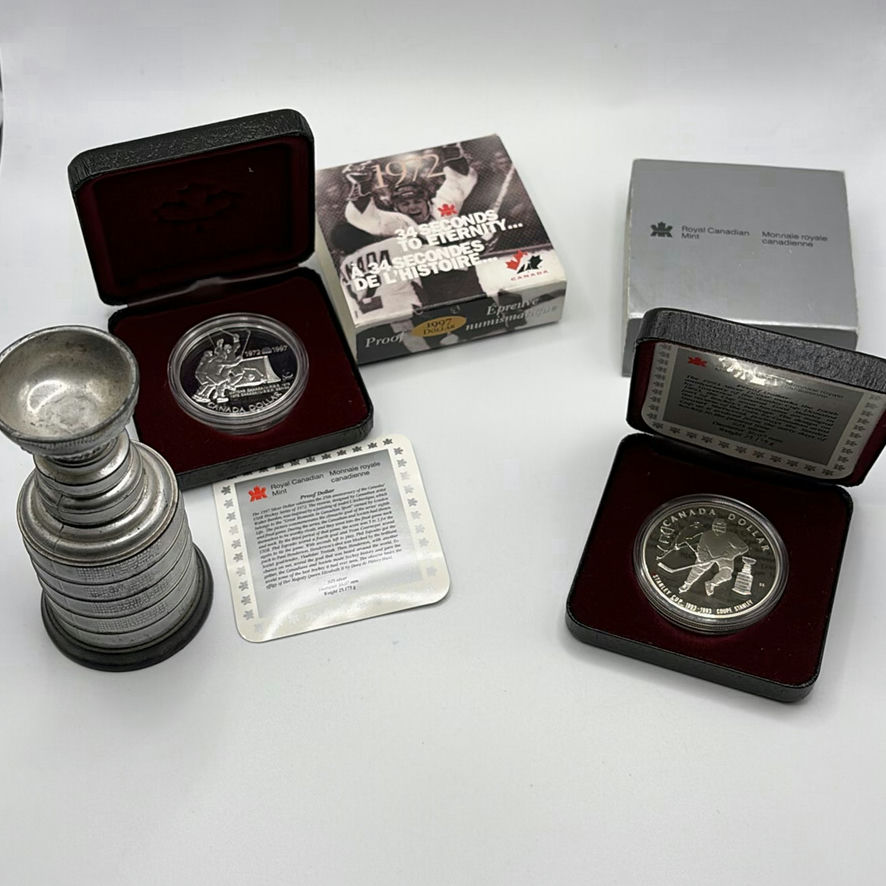Canadian Hockey Silver Dollars - image 1 of 10