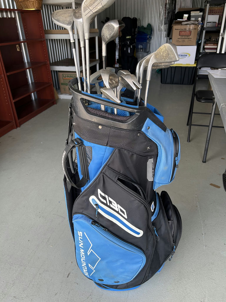 Sun Mountain Golf Bag W Assorted Clubs - image 12 of 14