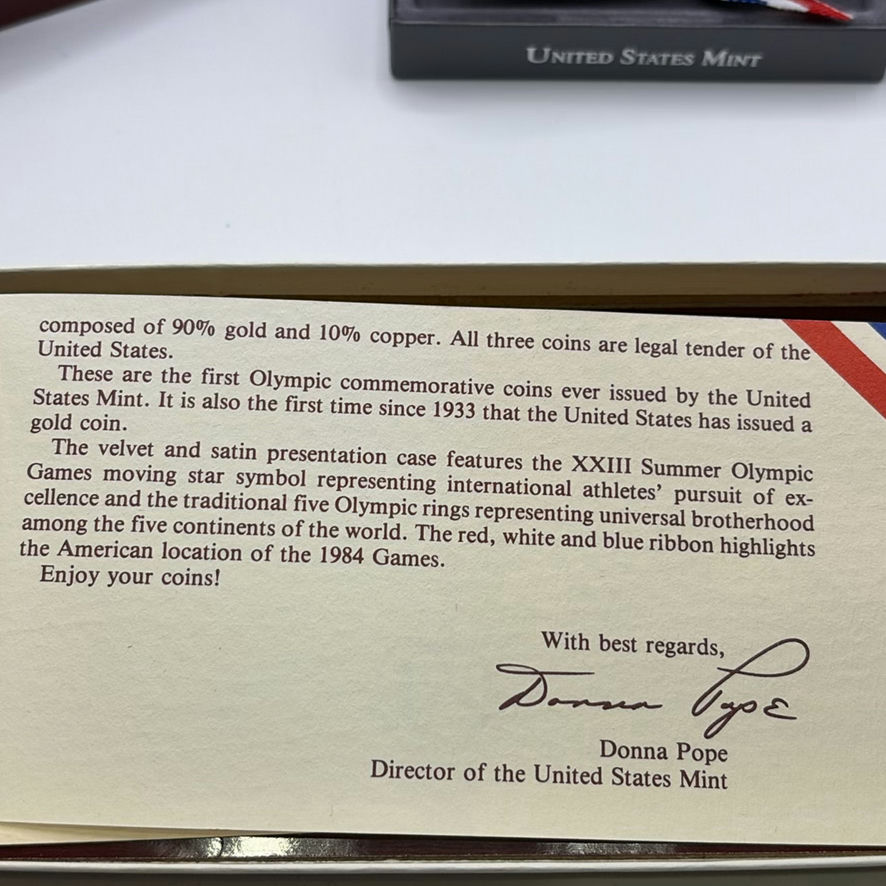 1983 US Silver Olympic Coin And Mount Rushmore Coin - image 8 of 14