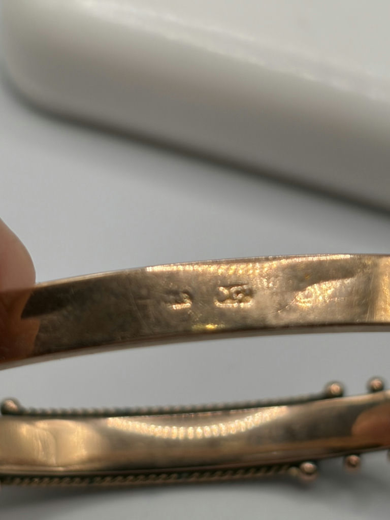 9 Ct Gold Vintage Bracelet - image 8 of 12
