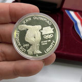 1983 US Silver Olympic Coin And Mount Rushmore Coin - thumbnail 3 of 14