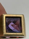 Amethyst Gold Ring 10k - thumbnail 8 of 12