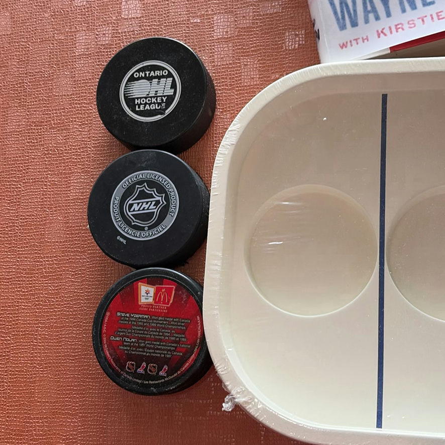 Hockey Pucks And Hockey Books - image 3 of 10