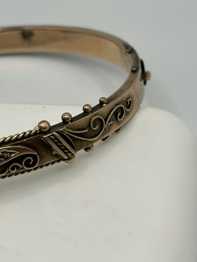 9 Ct Gold Vintage Bracelet - image 4 of 12
