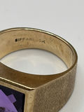 Amethyst Gold Ring 10k - thumbnail 7 of 12
