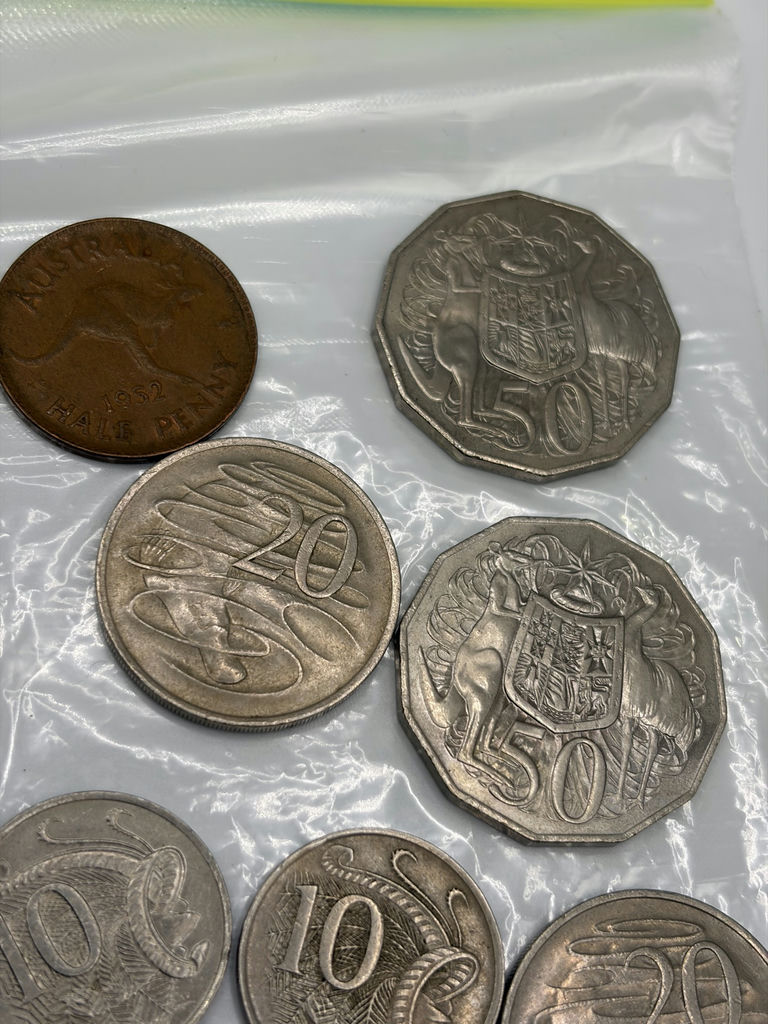Australian Coins W 4 Silver Coins - image 8 of 16
