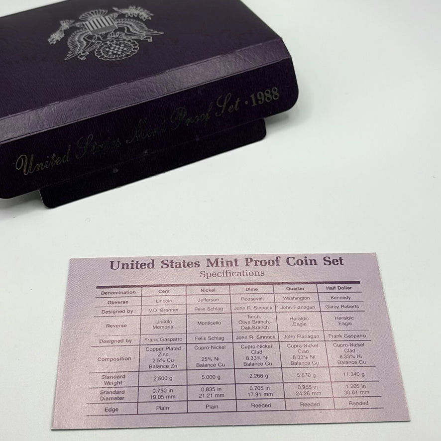 U.S. Proof Sets 1984,85,87,88 - image 11 of 13