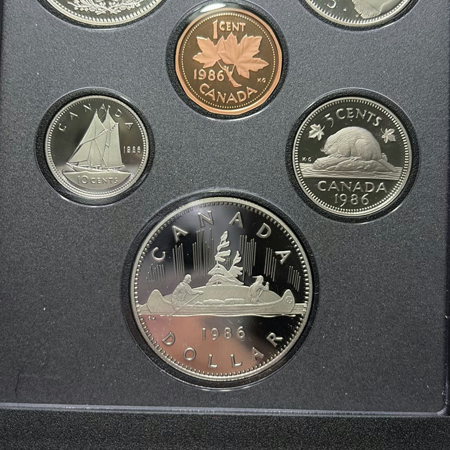 Canadian Proof Coin Sets 1985 And 1986 - image 14 of 16