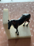 Vintage Pair Of Onyx Horse Bookends - thumbnail 10 of 17