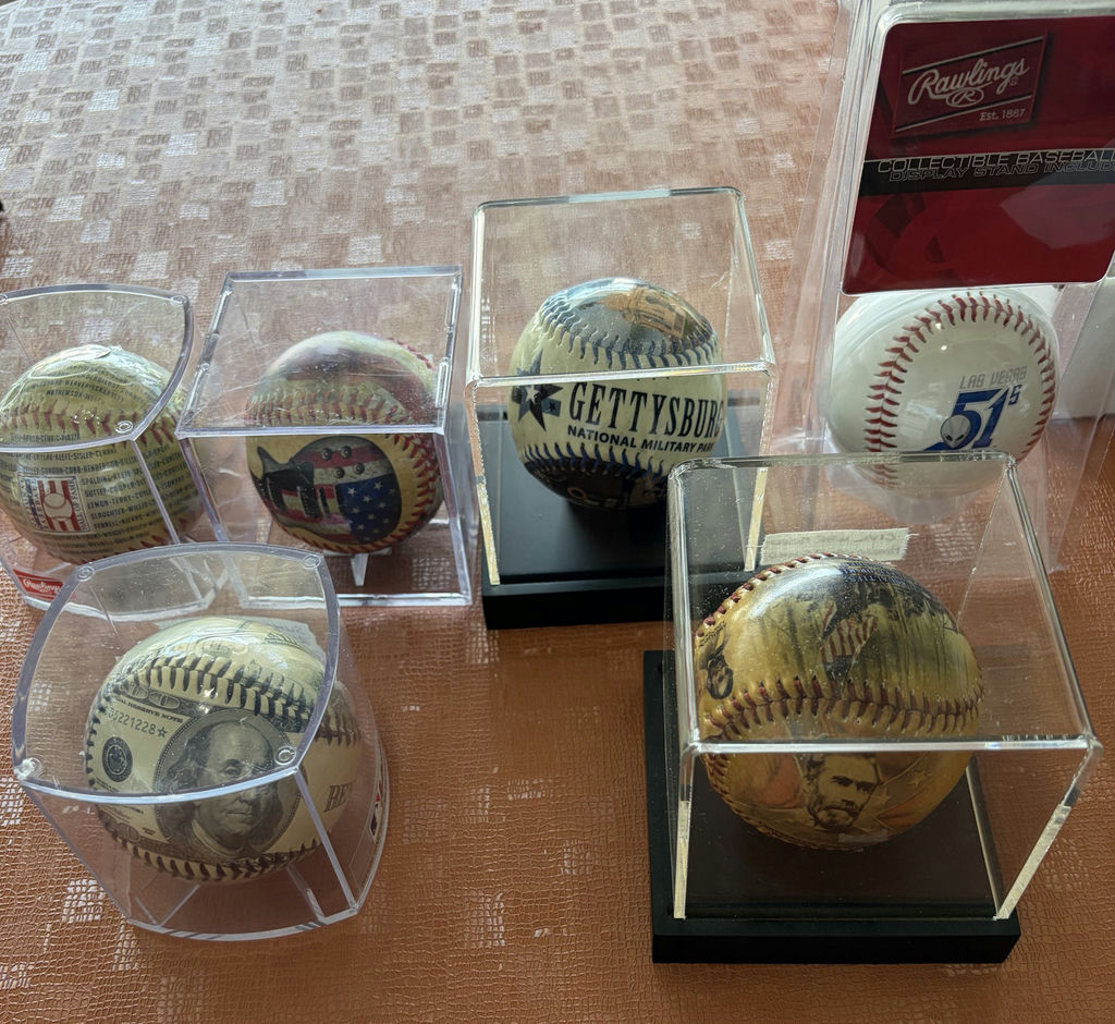 6 Collector Baseballs - image 1 of 25