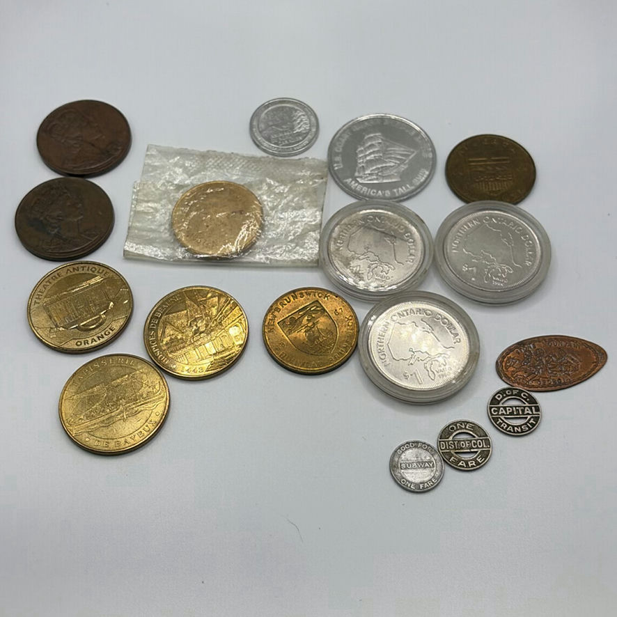 Various Tokens And Coins - image 1 of 8